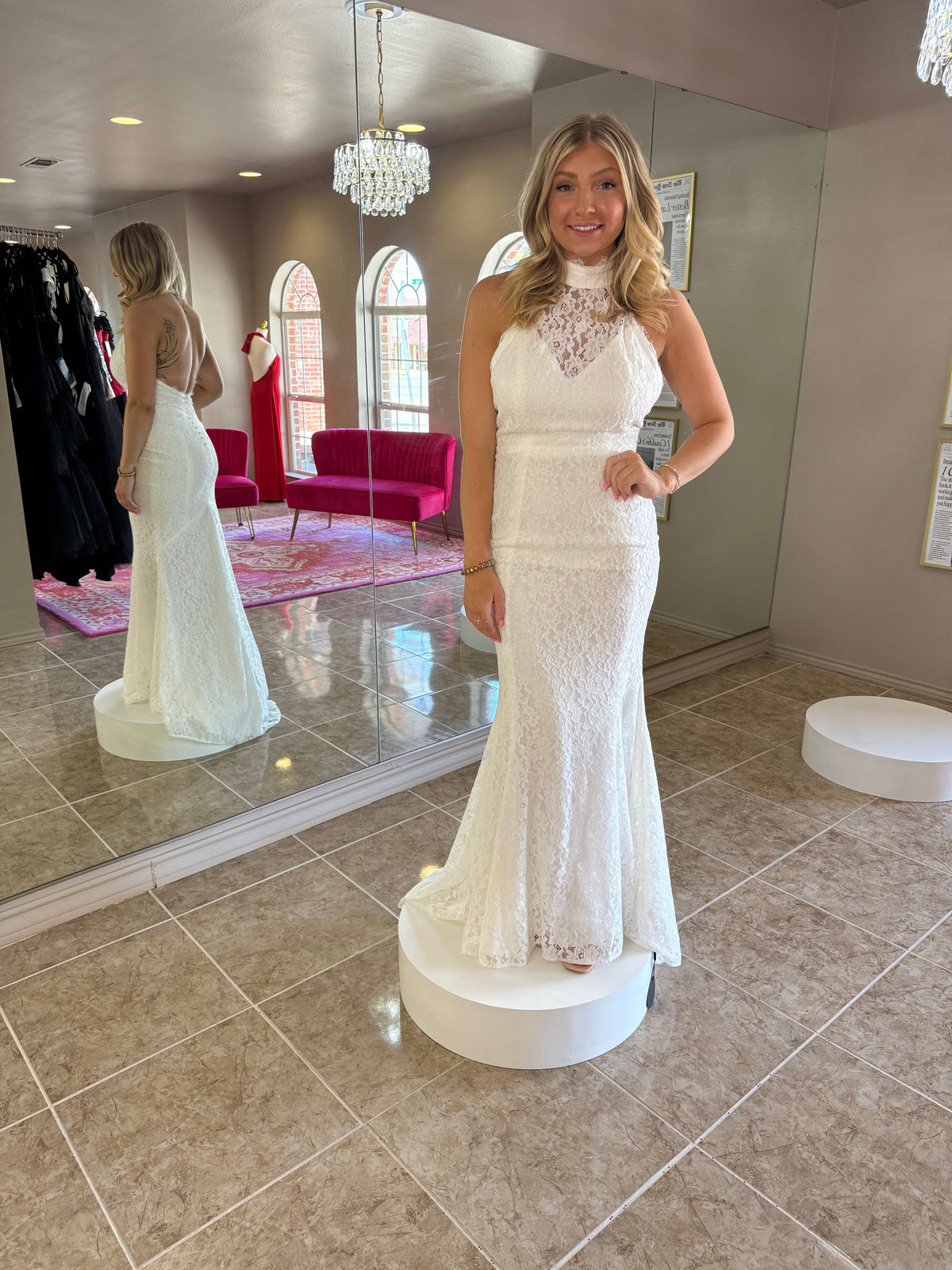 Clarisse Halter Gown