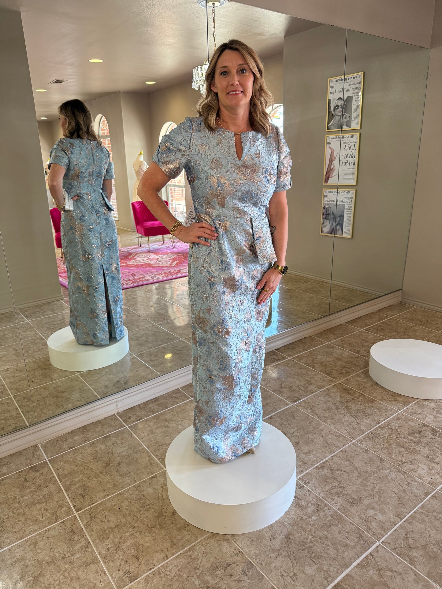 Daria Cascade Gown
