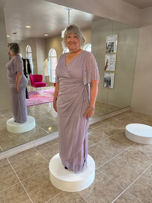 Long Empire Waist Dress