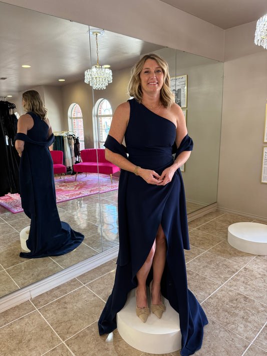 Leonara One Shoulder Gown