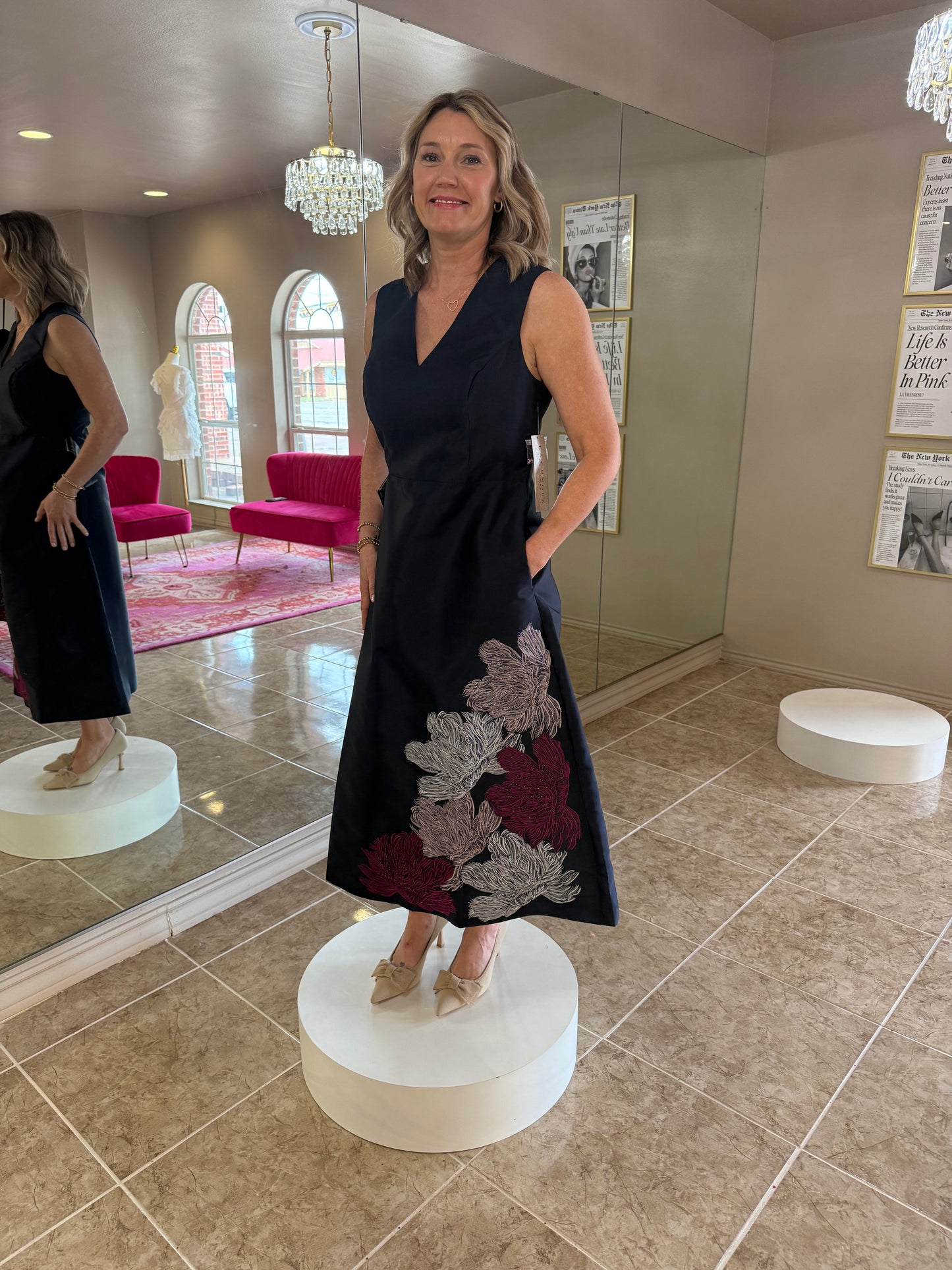 Aria Tea Length Dress