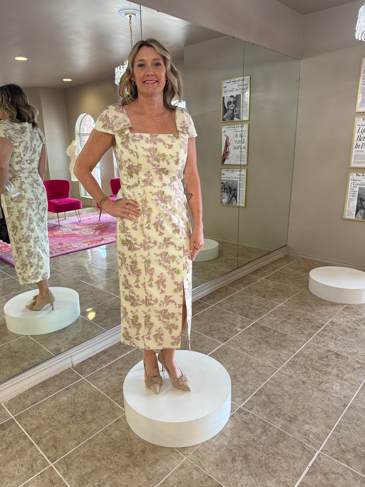 Arianna Tea Length Dress