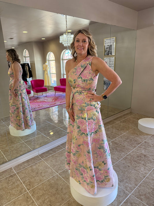Mia One Shoulder Gown