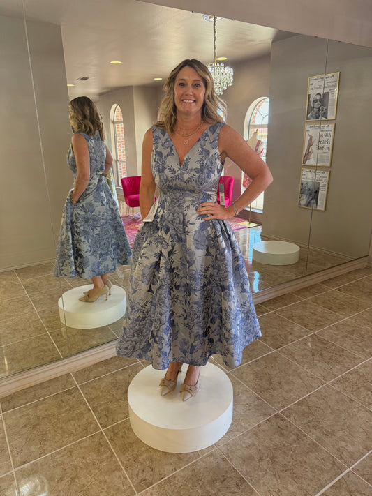 Lysandra Tea Length Dress