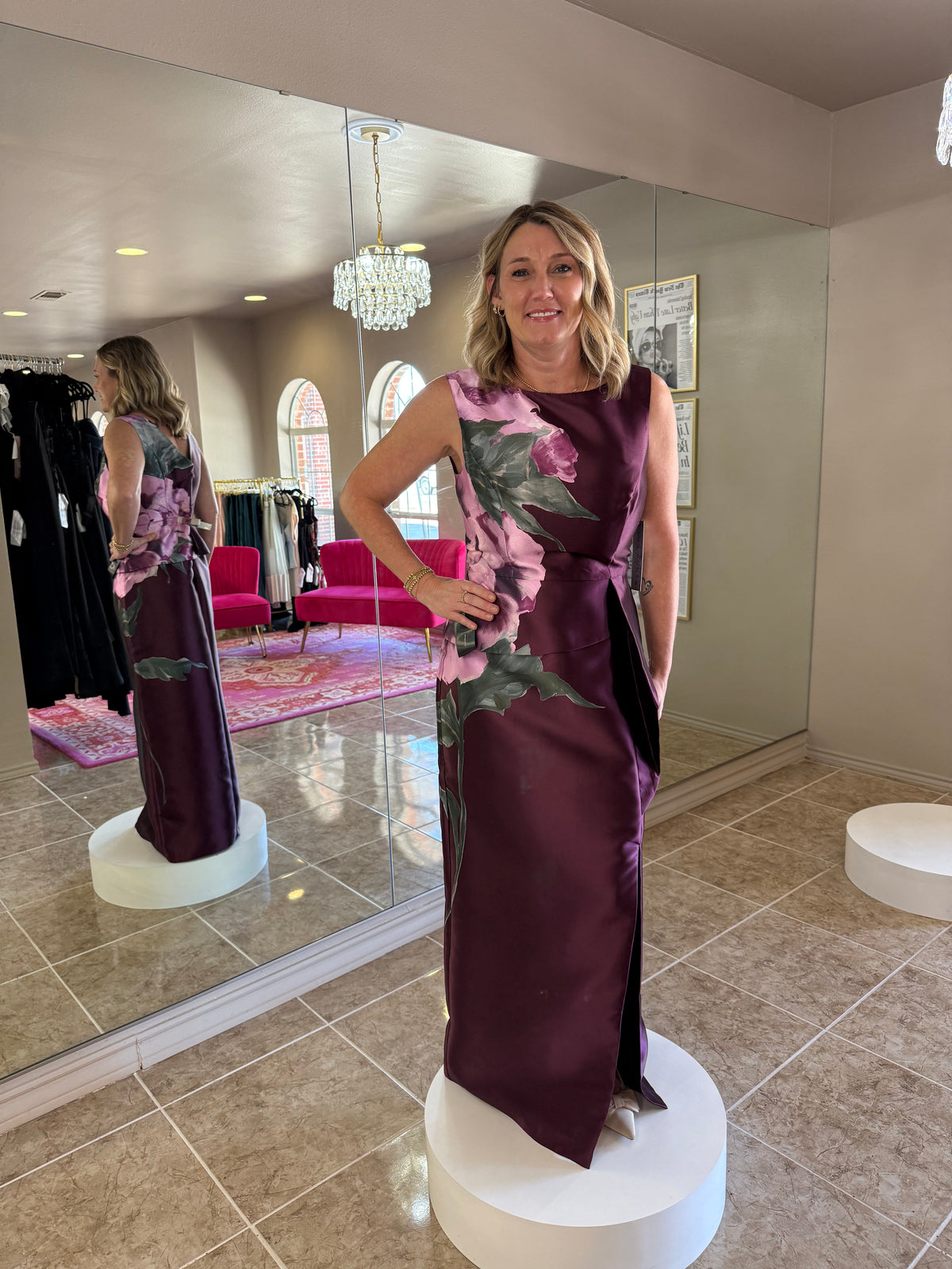 Luciana Column Gown