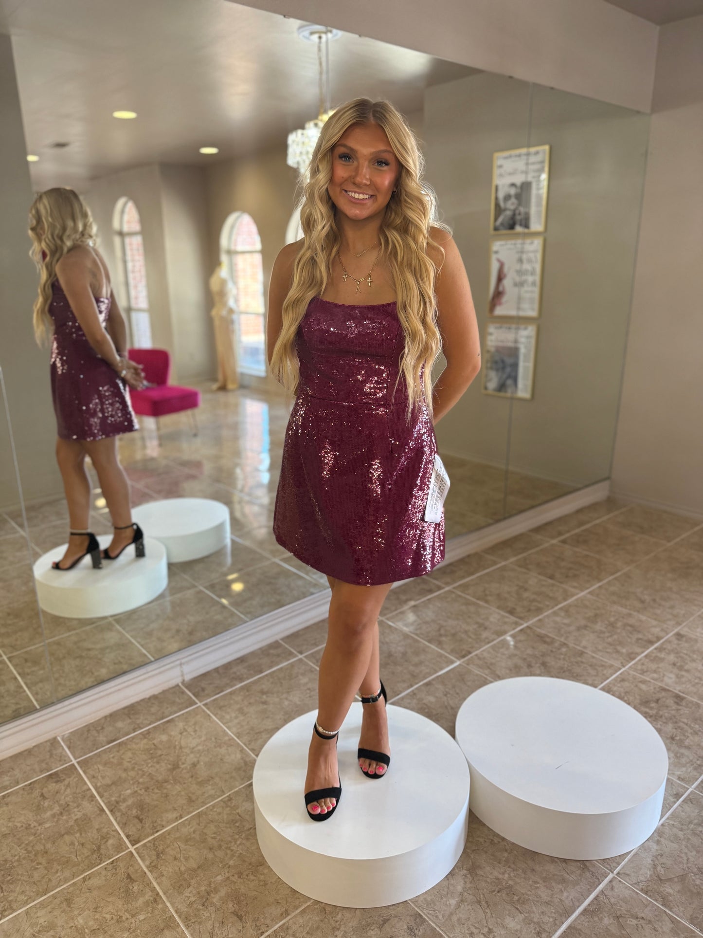 Amity Sequin Mini Dress