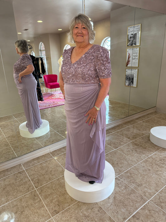 Cascade Ruffle Dress