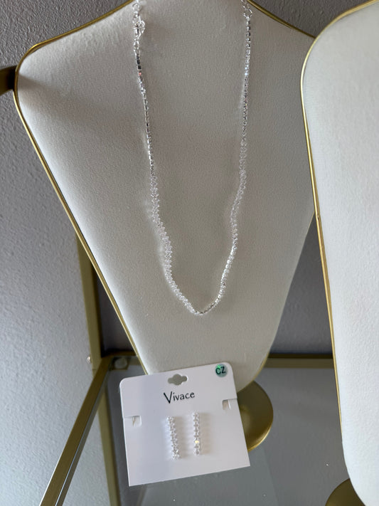 Crystal Tennis Set