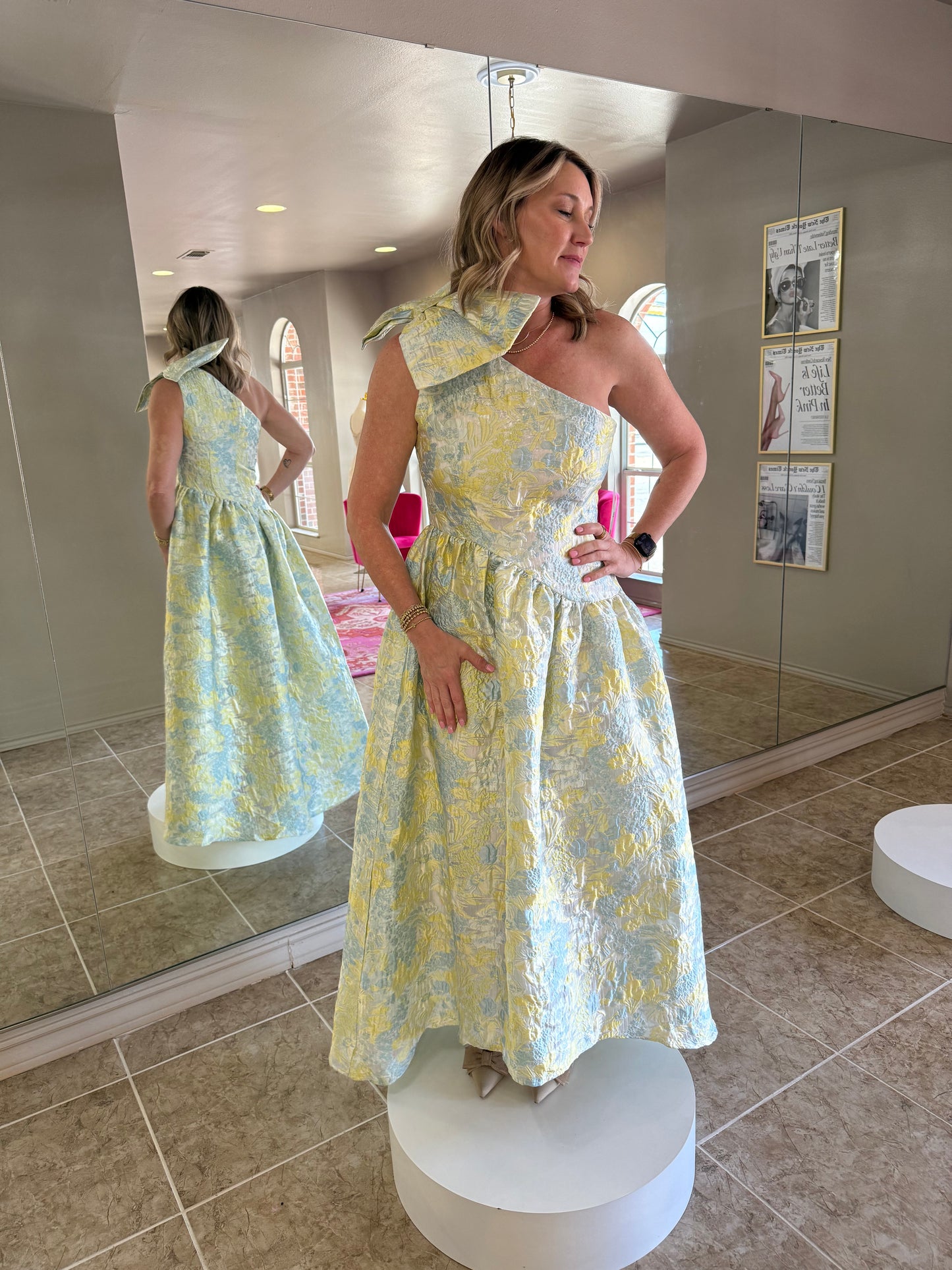 Penelope Hi-Lo Gown