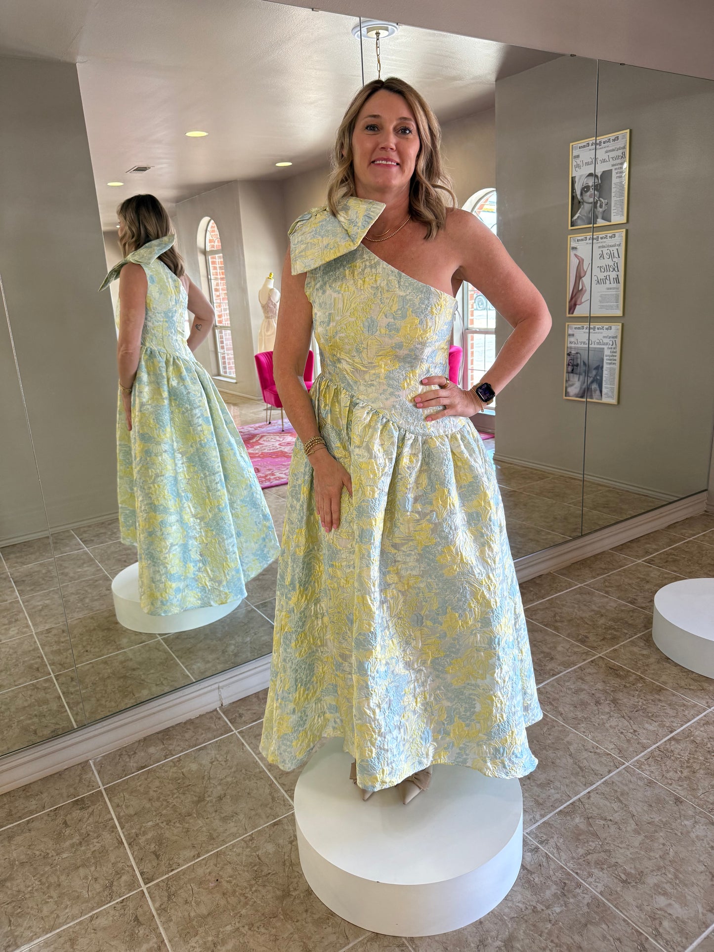 Penelope Hi-Lo Gown