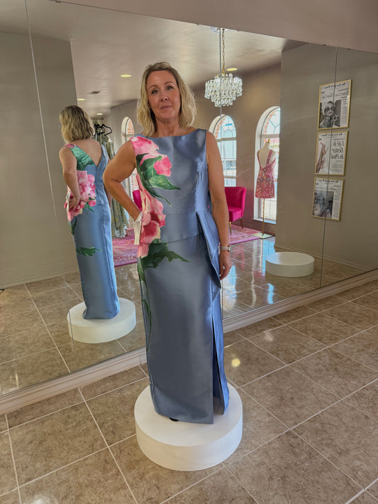 Luciana Column Gown