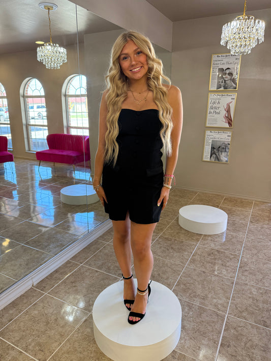 Beatrice Strapless Blazer Dress